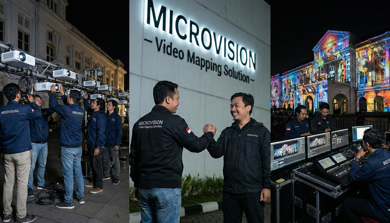 Memilih Jasa Mapping Proyektor Harus Cermat dan Melihat Profesionalitas serta Pengalamannya
