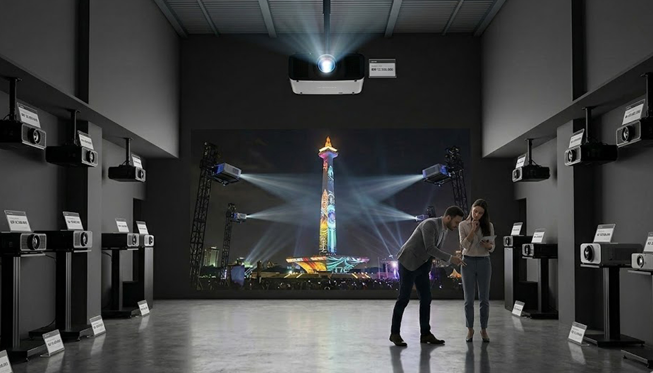Harga Proyektor Video Mapping Bervariasi sehingga Harus Membandingkan Harga antar Spesifikasi yang Sama